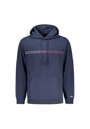 Blue Cotton Men Sweater - M