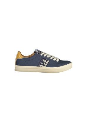 Blue Polyester Men Sneaker - EU43/US10
