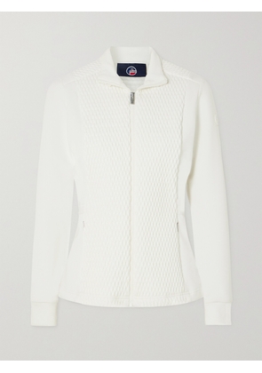 Fusalp - Meryl Quilted Paneled Shell And Stretch-jersey Ski Jacket - White - x small,small,medium,large