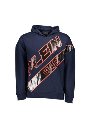 Blue Cotton Men Sweater - XL