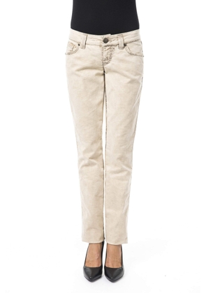 BYBLOS Beige Cotton Jeans & Pant - W30