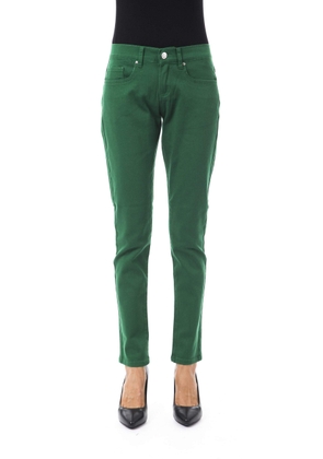 BYBLOS Green Cotton Jeans & Pant - W25