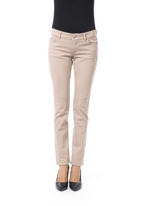 BYBLOS Beige Cotton Jeans & Pant - W26