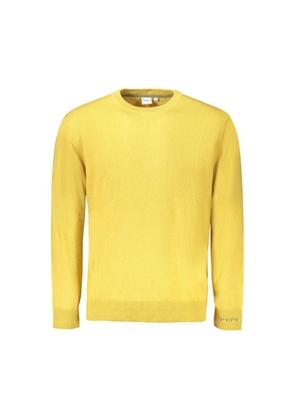 Pepe Jeans Yellow Cotton Sweater - XL
