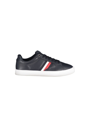 Tommy Hilfiger Blue Leather Men Sneaker - EU41/US8