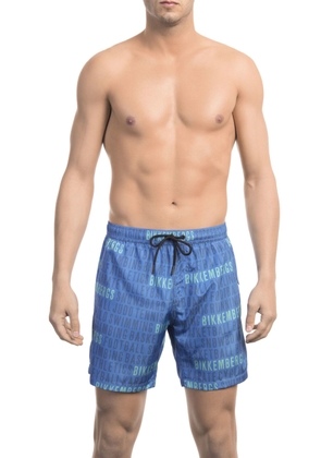 Bikkembergs Blue Polyester Swimwear - M