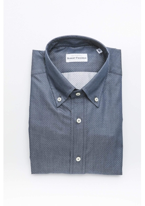 Robert Friedman Blue Cotton Shirt - L