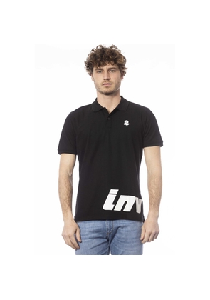 Invicta Black Cotton Polo Shirt - M