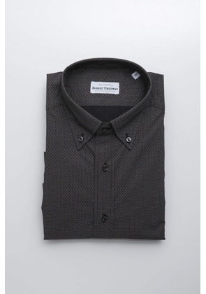 Robert Friedman Black Cotton Shirt - L