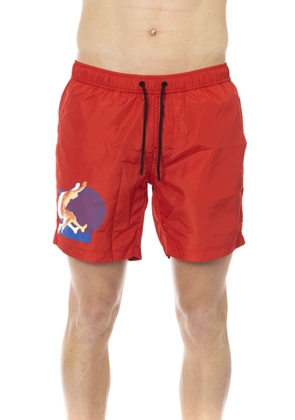 Bikkembergs Red Polyester Swimwear - M