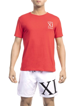 Bikkembergs Red Cotton T-Shirt - M