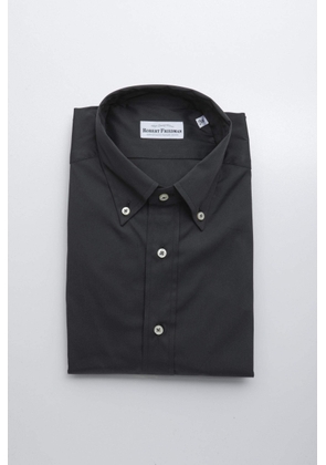 Robert Friedman Gray Cotton Shirt - XL