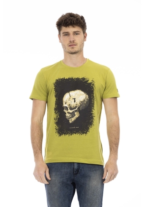 Trussardi Action Green Cotton T-Shirt - L