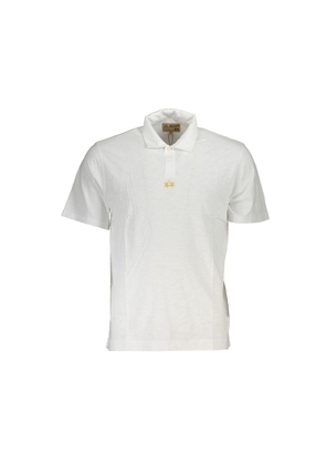 Pristine Cotton Polo with Chic Embroidery - M