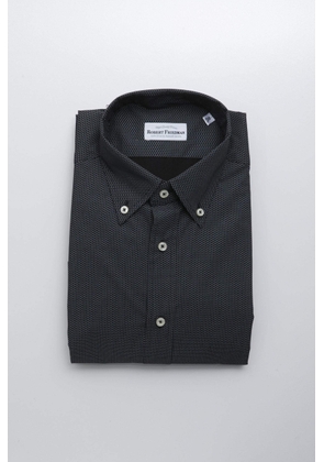 Robert Friedman Black Cotton Shirt - L