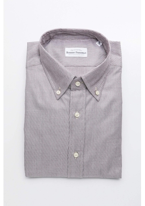 Robert Friedman Beige Cotton Shirt - L