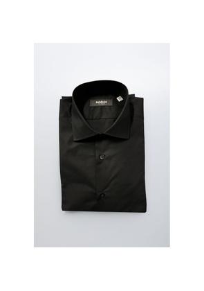 Baldinini Trend Black Cotton Shirt - L