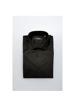 Baldinini Trend Black Cotton Shirt - L