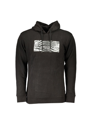 Black Cotton Men Sweater - 3XL