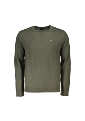 Green Fabric Men Sweater - XXL