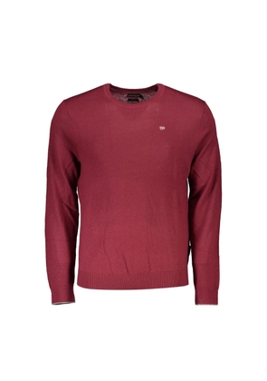 Red Fabric Men Sweater - 3XL