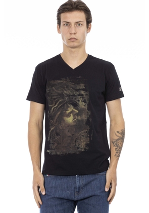 Trussardi Action Black Cotton T-Shirt - M