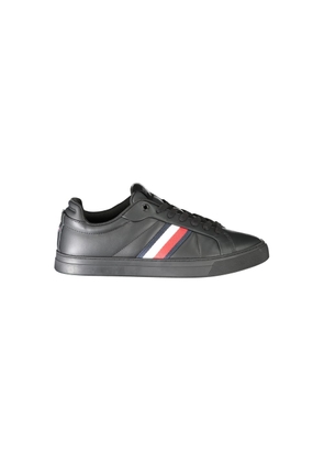 Black Leather Men Sneaker - EU43/US10