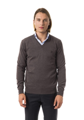 Uominitaliani v-neck emroidered Sweater - M