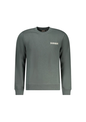 Green Cotton Sweater - 3XL