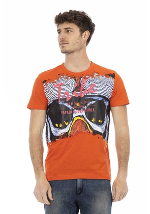 Trussardi Action Orange Cotton T-Shirt - XL
