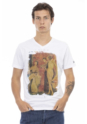 Trussardi Action White Cotton T-Shirt - 3XL