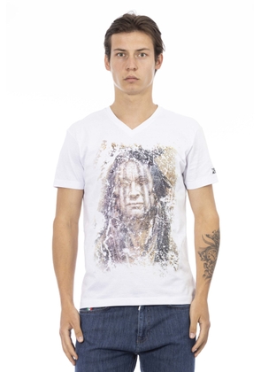 Trussardi Action White Cotton T-Shirt - L