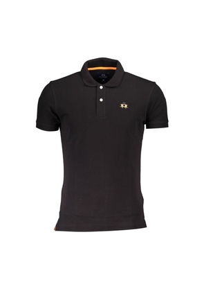 Slim Fit Contrast Detail Polo - L