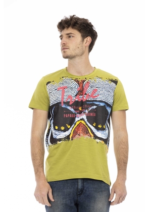 Trussardi Action Green Cotton T-Shirt - M