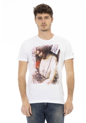 Trussardi Action White Cotton T-Shirt - 3XL