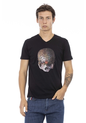 Trussardi Action Black Cotton T-Shirt - M