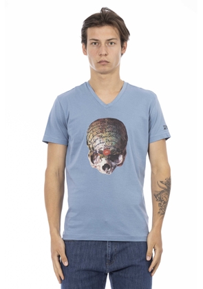 Trussardi Action Light-blue Cotton T-Shirt - M