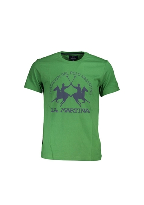 Green Cotton Men T-Shirt - XL