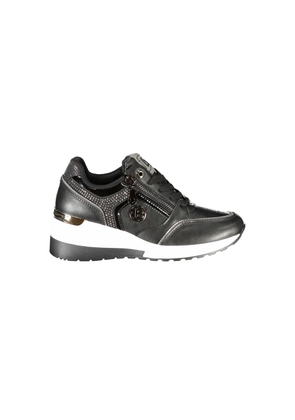 Laura Biagiotti Black Polyester Women Sneaker - EU39/US9