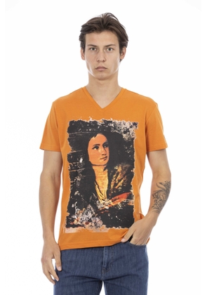 Trussardi Action Orange Cotton T-Shirt - L