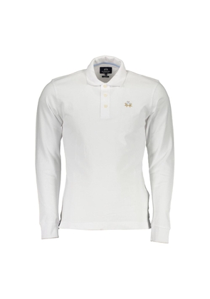 Elegant Slim Fit Polo with Embroidery Details - XXL