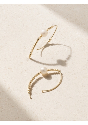 Mizuki - Small 14-karat Gold Pearl Earrings - One size