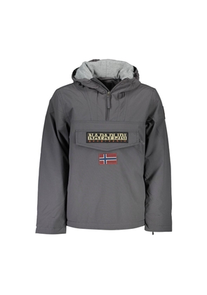 Napapijri Gray Polyamide Jackets & Coat - XXL