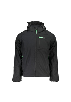 Gianmarco Venturi Black Polyester Jackets & Coat - M