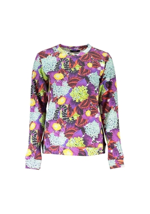 Elegant Purple Crew Neck Sweater - S