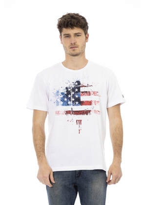 Trussardi Action White Cotton T-Shirt - M