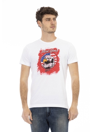 Trussardi Action White Cotton T-Shirt - M