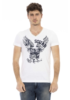 Trussardi Action White Cotton T-Shirt - M