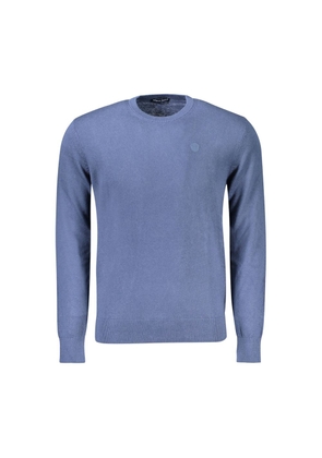 Blue Cotton Men Sweater - XXL