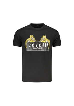 Black Cotton T-Shirt - XL